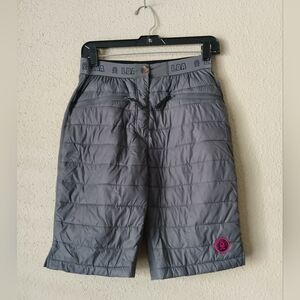 Little Donkey Andy Men's Gray Quilted Athletic Shorts Size Small